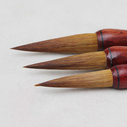 Top Grade Chinese Writing Brush Wolf Goat Hair 3pcs 