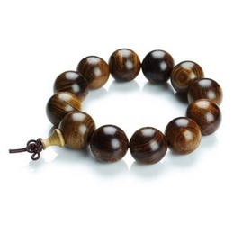 Dark Bubinga Buddha Beads 18mm