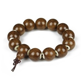 Phoebe sheareri OX kostiju Buddha Beads 15mm