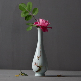 Jingdezhen cerámica adornos jarrones de porcelana, pequeño florero de la decoración del hogar pintado a mano Style3