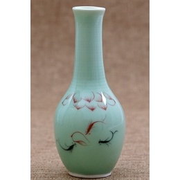 Jingdezhen porcelain ceramic vase hydroponic small vase hand-painted vase mini size Style9