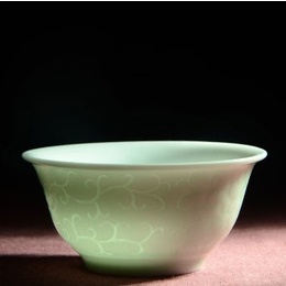 Ceașcă de ceai albastru și ceai de ceai kung fu; Style1 Sculptură cu ceașcă de iaz de lotus