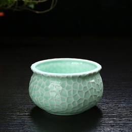 Celadon flowerpot & succulent flowerpot & hand-painted lotus porcelain  Style6