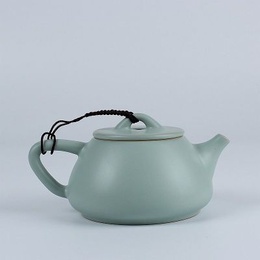 Ru handmade ceramic pot & opening film Kung Fu Tea single tea pot ; Style10