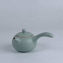 Ru handmade ceramic pot & opening film Kung Fu Tea single tea pot ; Style9