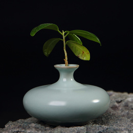 Ru ceramic vases ornaments, water culture vases, retro vase crafts, home decorations ; Style7