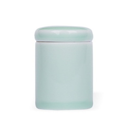 Longquan celadon kiln boutique, mini celadon tea jar, convenient deposit boxes of tea, porcelain tea caddy