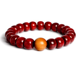 Inde lobulaire perles de bois de santal bracelets hommes et femmes bracelets
