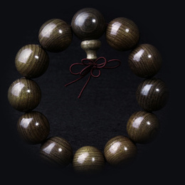 Gold nanmu gloomy wooden bracelets Sichuan green ebony