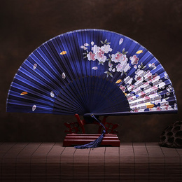 Country style retro female fan summer women's folding fan