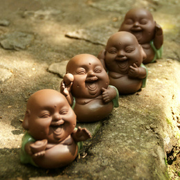 Lilla Sands Maitreya Buddha Lykke Fortune Joy Wish 4pcs