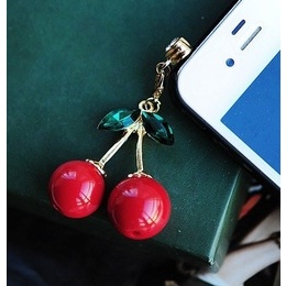 Rășină Cherry Cellphone Pendant