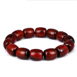 Pure Handmade Pterocarpus santalinus Молитвенные бусины 12мм x 14шт