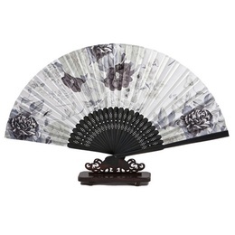 Handmade Chinese Hand Fan Cheongsam Style South River Rhyme