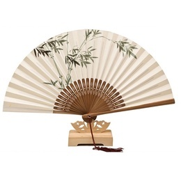 Ручной китайский ручной вентилятор Элегантный бамбук