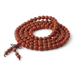 Crvena Sandalwood Buddha Beads 108pcs 6mm