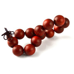 Red Sandalwood Natural Roundness Buddha Beads 18mm