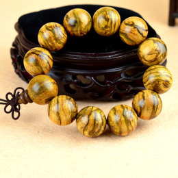 Indonésie Agarwood Buddha Beads náramek 20mm