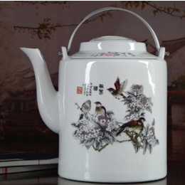 Jingdezhen ceramic pot large capacity bucket of retro nostalgia vintage teapot Style6