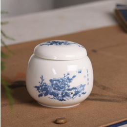 Jingdezhen keramiske te caddy & mini forseglede dåser & vågne kasser af te Style1