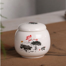 Jingdezhen boîte à thé en céramique & mini boîtes scellées et réveiller les boîtes de thé Style4