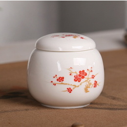 Jingdezhen carrinho de chá de cerâmica e mini latas seladas e acordar caixas de chá Style5