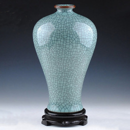 Jingdezhen קרמיקה עתיקים סדק כבשן פתיחת חתיכה קלאסית Celadon אגרטלים קישוט ואביזרים ביתיים מודרנייםStyle5