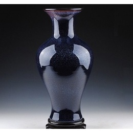 Jingdezhen ceramics kiln creative fambe art blue sky Rewards bottle vase modern and stylish home furnishings Style3