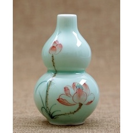 Jingdezhen porcelain ceramic vase hydroponic small vase hand-painted vase mini size Style2