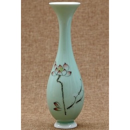 Jingdezhen фарфоровая керамическая ваза гидропоника маленькая ваза ручной росписью ваза мини размер Style4