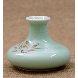 Jingdezhen jarrón de porcelana de cerámica hidropónico jarrón pequeño jarrón pintado a mano mini tamaño Style6