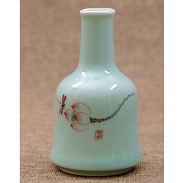Цзиндэджен фарфор керамічна ваза гідропонічна дрібна ваза ручна розфарбована ваза міні-розмір Стиль8