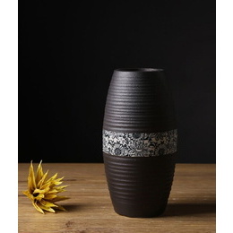 The crude Jingdezhen ceramics vase modern minimalist living room home furnishing decorations Style2