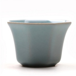Opening film Ru kung fu tea Binglie Longquan celadon ceramic single cup ; Style1