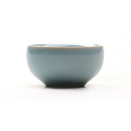 Apertura de la película Ru kung fu tea Binglie Longquan celadon cerámica sola taza; Style3