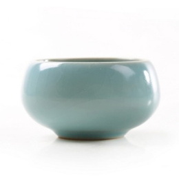 Apertura de la película Ru kung fu tea Binglie Longquan celadon cerámica sola taza; Style5