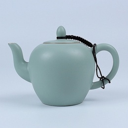 Ru handmade ceramic pot & opening film Kung Fu Tea single tea pot ; Style5