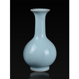 Italiques Ru jours Celadon petit vase en céramique fleur porte ornements petite fleur culture de l′eau; Sryle3