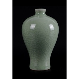 Italics Ru days Celadon small ceramic vase flower holder ornaments small flower water culture ; Sryle6