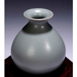 Ru opening piece ceramic, Aromatic flower holder, kung fu tea accessories Vase, Home Decoration vase ; Style1
