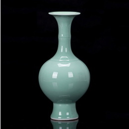 Jingdezhen Porzellan & klassische Arten von China Erbse grün Glasur Vasen; Stil8