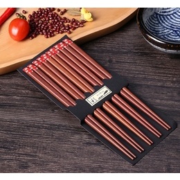 Japanese nail style with cherry flower beech chopsticks five pairs loaded