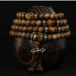 Tamnoća Perle Buddha Bracelet 108 Beeds