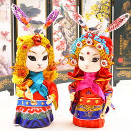 Recuerdo de Beijing folk características artesanales conejo Grandpa conejo Abuela