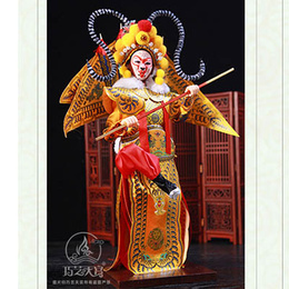 Kansallinen käsityö Monkey King Peking Opera-nukkeja