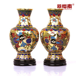 Vase cloisonné artisanal traditionnel