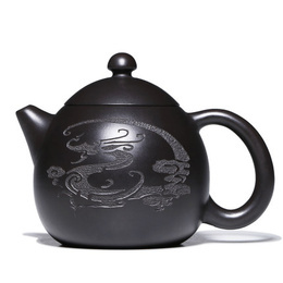 Pot de thé kung fu maison boue noire