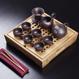 Zisha ceramic kung fu tea set home full set of cups