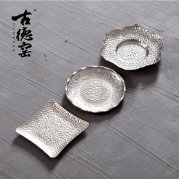 Tasses faites à la main de tasse de caboteur soin thé rétro pad d′isolation d′alliage de cuivre