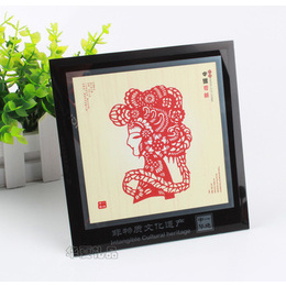 Chinese character paper-cut decorative painting Fan Lihua